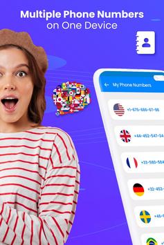 第二行，在线接收短信，临时号码，eSim 截图 1