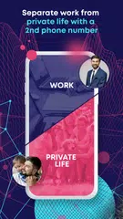 第二行，在线接收短信，临时号码，eSim APK 下載