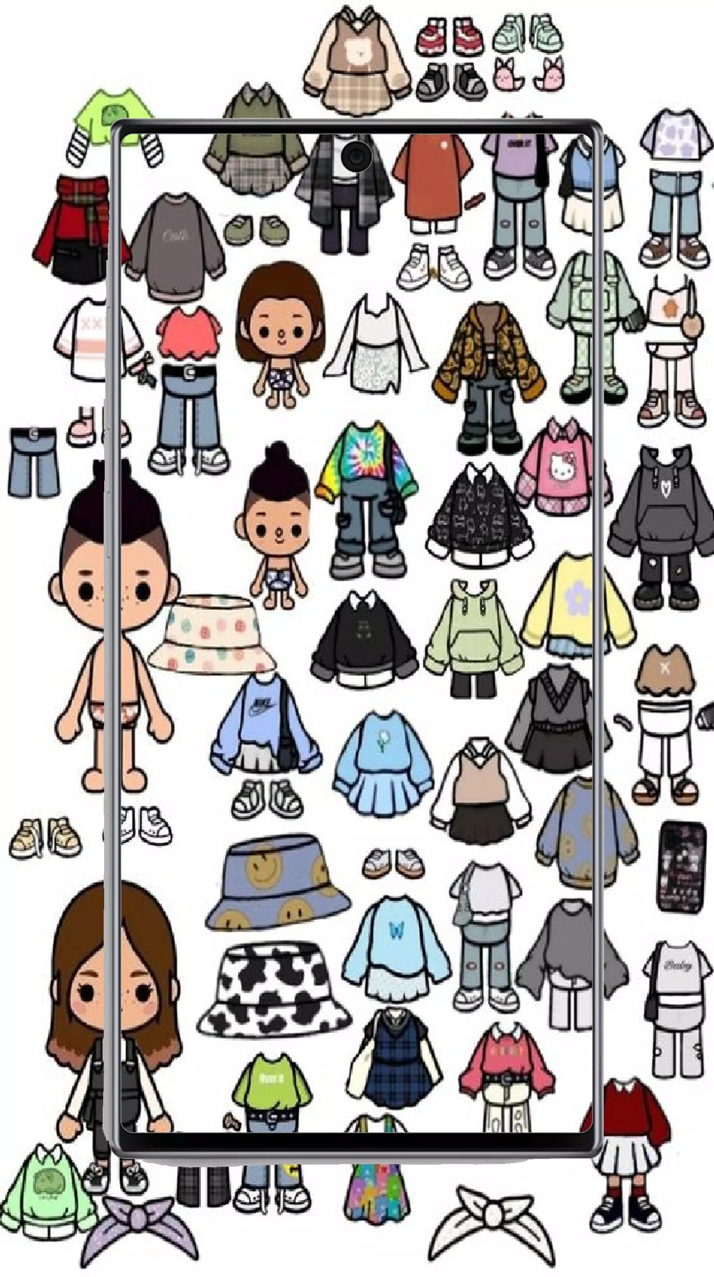 Toca Boca Character Outfit Sticker