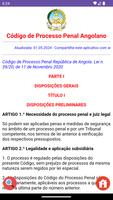 پوستر Código de Processo Penal AO
