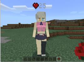 Anime Characters Mod for MCPE تصوير الشاشة 1