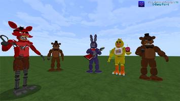 FNaF Security Breach Minecraft الملصق