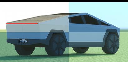 Cyber Truck mod Minecraft PE تصوير الشاشة 1