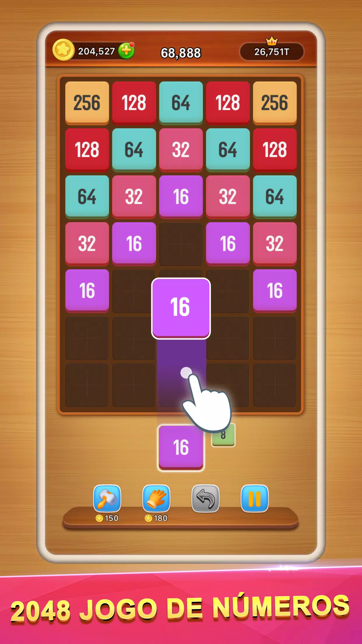 Jogos de Números-2048 Blocos – Apps no Google Play