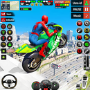 Superhero Bike Stunts 3D Race APK