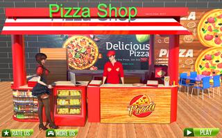 Pizza Mädchen Fahrrad Spiel Screenshot 1