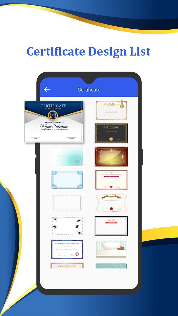 Certificate Maker for Android - APK Download