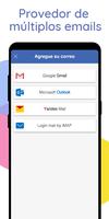 Aplicativo de e-mail para Gmail e Outlook Cartaz