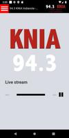 KNIA 94.3 الملصق