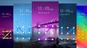 Écran de verrouillage de motif Affiche
