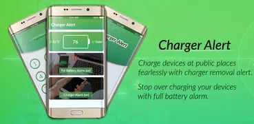 Anti-Charger Removal and Full Battery Alarm