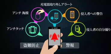 電話盗難防止アラーム