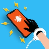Alarma antirrobo del teléfono icono