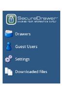 SecureDrawer Mobile App plakat