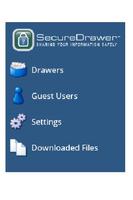 SecureDrawer Mobile App Affiche