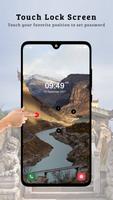 Touch Lock Screen Photo Touch Position Password Cartaz