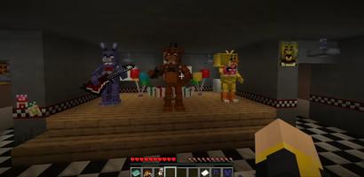 Freddy Fazbear Mod Minecraft ảnh chụp màn hình 1