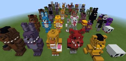 Freddy Fazbear Mod Minecraft ảnh chụp màn hình 3