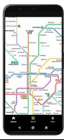 Poster Barcelona Metro Map