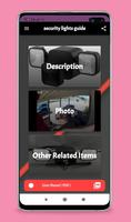 Security lights guide poster