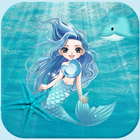 Cute Mermaid Live Wallpaper Theme icon