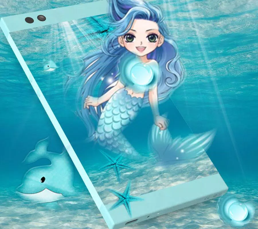 Cute Mermaid Live Wallpaper Theme APK for Android Download