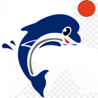 Dolphin With Ball ikona