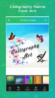 Calligraphy Name Font Art تصوير الشاشة 1