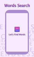 Let's Find Words - Word Search Puzzle Game Affiche