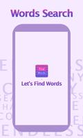 Let's Find Words - Word Search Puzzle Game Poster