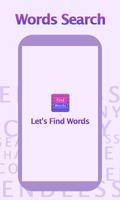 Let's Find Words - Word Search Puzzle Game पोस्टर