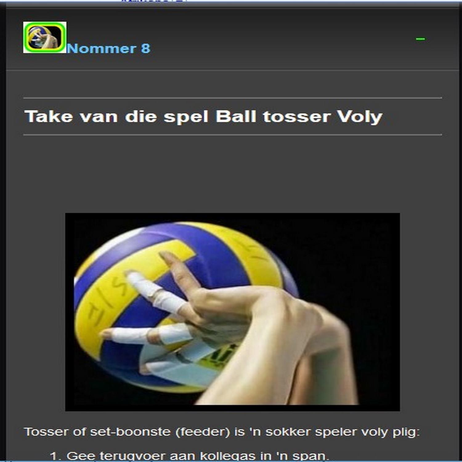 a reliable way to be a volleyball tosser for Android - APK Download