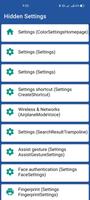 Hidden settings for Android स्क्रीनशॉट 2