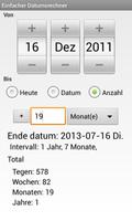 Einfacher Datumsrechner Screenshot 2
