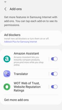 Samsung Internet Browser Beta 截图 7
