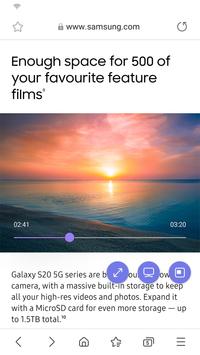 Samsung Internet Browser Beta 截图 3