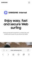 Samsung Internet постер