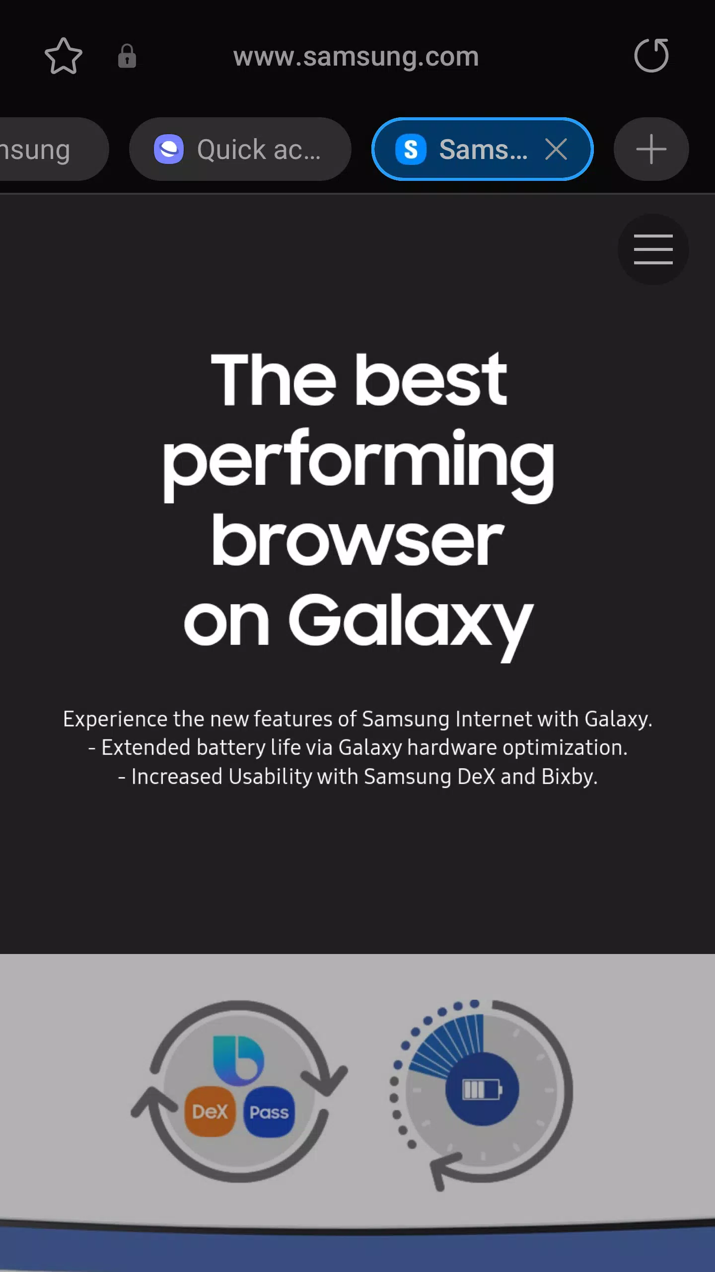 Samsung Internet APK للاندرويد تنزيل