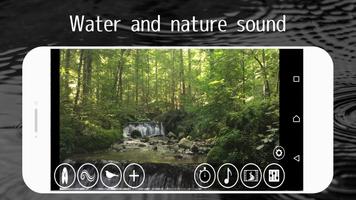 Healing water & nature sounds Affiche