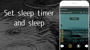 Rainy Sound  comfortable sleep imagem de tela 3