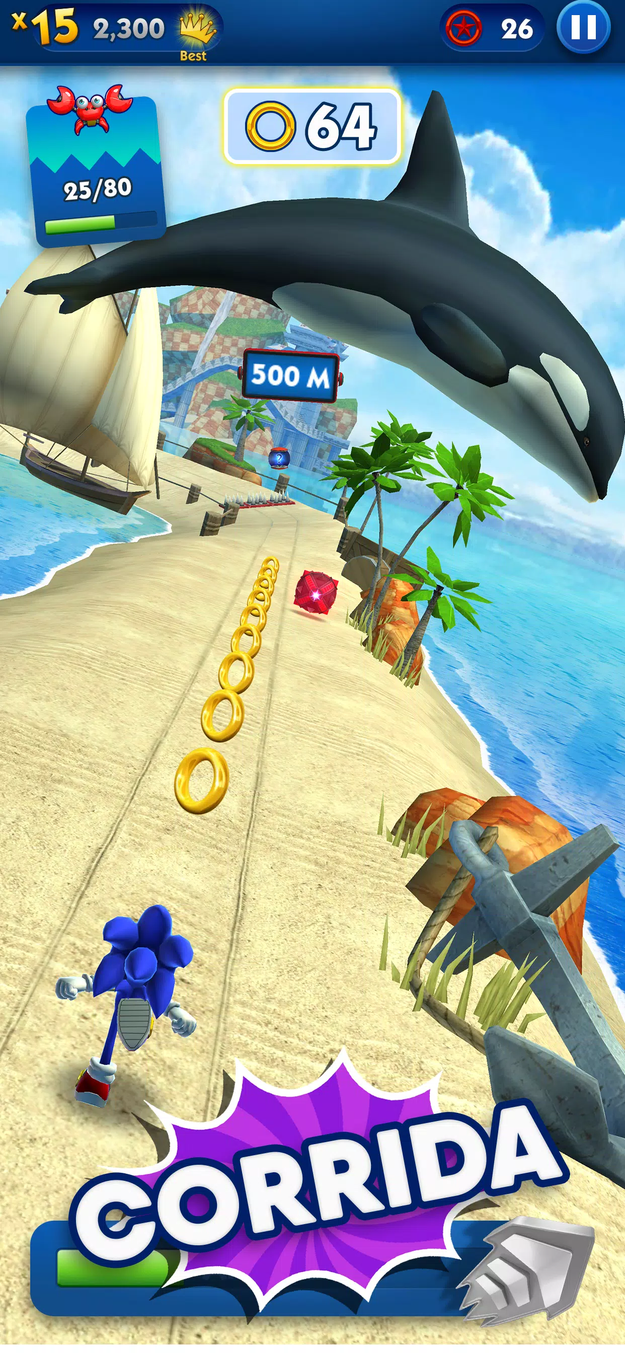 Download do APK de Sonic Dash - Jogo de Corrida para Android