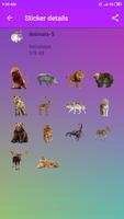 Animal Sticker - WAStickersApp تصوير الشاشة 1
