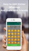 Big Emoji Stickers Packs - WAStickersApp स्क्रीनशॉट 2
