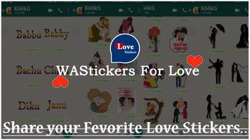 WAStickers For Love Affiche