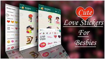 WAStickers For Love اسکرین شاٹ 1