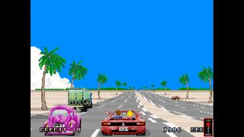 Outrun arcade game screenshot 2