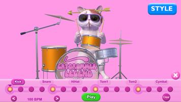 Cat Drummer Legend - Toy capture d'écran 1