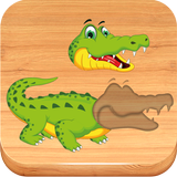 Puzzles for kids Zoo Animals иконка