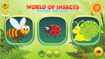 Puzzles for kids World of Inse Affiche
