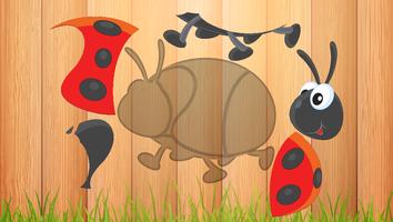 Puzzles for kids World of Inse تصوير الشاشة 1